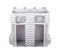 Bolša Pañales Compartimentos - 50×44×16cm Organizador Cabecera | Tela Oxford Gran Capacidad Colgante Pared Estilo Europeo | Habitación Bebé Pañales Juguetes Ropa Cuna Orden