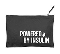 Bolsa para accesorios para diabetes POWERED BY INSULIN myDili Diabetes color negro