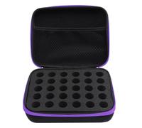 Bolsa para Aceites Esenciales Estuche for 30 frascos de aceites Esenciales, Organizador perfumes, aromaterapia, Bolso Mano, Soporte for esmaltes uñas 10 ml