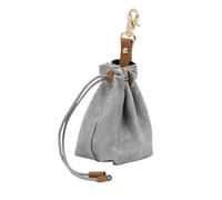 Bolsa para adiestramiento de perros | Porta aperitivos con clip de cinturón | Bolsa para aperitivos perros con llavero adiestramiento - Para comida seca carne de vaca, correr, senderismo,