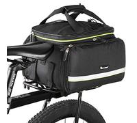 Bolsa para alforja de bicicleta, 25 l, impermeable, gran capacidad, para portabicicletas de carga de bicicleta, mochila portátil con correa ajustable para el hombro, accesorios de ciclismo
