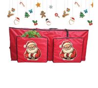Bolsa para árbol de Navidad, bolsa resistente a los rayos UV con 2 bolsillos frontales | Organizador para artículos navideños casa | Para guirnalda, muebles, garaje, guardarropa, lavandería o salón