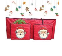 Bolsa para árbol de Navidad, bolsa resistente a los rayos UV con 2 bolsillos frontales - Organizador para artículos navideños casa, para guirnaldas, muebles, garaje, armario, lavandería o salón
