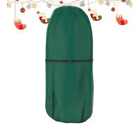 Bolsa para árbol de Navidad, funda de inserción plegable, soporte de temporada interior, bolsa de cierre compacto, correas de agarre duraderas, con escudo fuera de temporada para limpieza de abeto