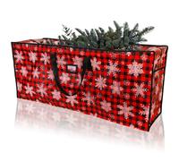 Bolsa para Árbol de Navidad,Tartán Bolsa para Guardar El Árbol de Navidad Impermeable Bolsa de Almacenamiento para 7.5 ft árbol Navidad Artificial Desmontado Bolsa de Transporte para árbol de Navidad