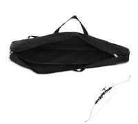 Bolsa para Arco recurvo Negra de 82x20cm/,3x7,9 Pulgadas, Funda para Arco de Tiro con Arco, Bolsa para Arco recurvo, Bolsa para Arco Largo Tradicional, Correa de Hombro Ajustable