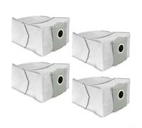 Bolsa para aspiradora compatible con Ecovacs T80S Omini Robot de filtración avanzada de fibra fundida no tejida, resistente a desgarros, a prueba de fugas, 99.97 % captura de polvo, paquete de 4
