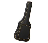 Bolsa para bajo | Bolsa para guitarra acústica | 0.2 pulgadas duradera acolchada negra tamaño completo | Correas de hombro ajustables | Funda gruesa de tela Oxford con alta capacidad, Atributo único
