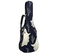 Bolsa para bajo de 40 y 41 pulgadas, correa de hombro ajustable doble, bolsa de concierto para guitarra acústica, funda para guitarra, tela Oxford impermeable, esponja gruesa, impresión original de
