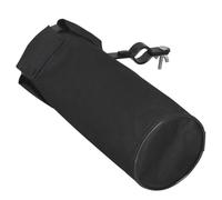 Bolsa para Baquetas Abrazadera Negra de Tela Oxford | Costuras Multicapa, Metal Resistente al Óxido, Diseño Desmontable, Formato de Almacenamiento para Percusión