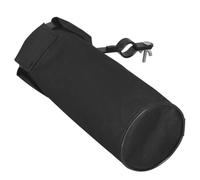Bolsa para Baquetas de Tela Oxford Abrazadera, Negra | Almacenamiento Portátil, Estructura Resistente al Desgaste Agua, Herrajes Metálicos Fáciles de Limpiar