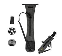 Bolsa para bastón de senderismo al aire libre, con cremallera, 29.13 x 7.09 pulgadas, funda de almacenamiento de viaje de montañismo, correa de transporte ajustable para acampar y aventuras de