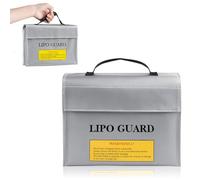 Bolsa para Batería Bolsa De Seguridad para Batería Ignífuga Funda para Batería Bolsa Innifuga Batería Lipo Batería Bolsa Segura Bolsa Innifuga Batería Lipo para Carga Y Transporte Seguros De Baterías