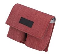 Bolsa para Batería de Dron, Nailon Resistente a los Arañazos, a Prueba de Polvo, Bolsa para Batería de Cámara, Resistente Al Agua, 2 Bolsillos para Exteriores (Rojo ladrillo)