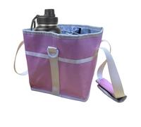 Bolsa para beber con 4 compartimentos, bolsas para botella de agua, funda con capacidad, bolsa de transporte de bebida aislada, soporte de taza ajustable Mets Cinturón - Para Deporte Senderismo