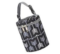 Bolsa para biberones aislada con capa de aluminio, portátil y práctica para colgar para cochecito o pañales, biberón aislado