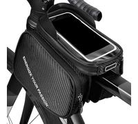 Bolsa Para Bicicletas Con Gran Soporte Para Teléfono Con Pantalla Táctil | Bolsa De Marco De Bicicleta Impermeable Para Road Mountain Bike & Electric Scooter | Paquete De Almacenamiento De Ciclismo Pa