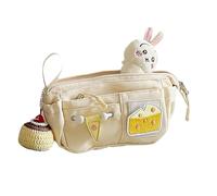 Bolsa para bolígrafos: estuche de gran capacidad con cremallera, estuche de papelería premium | Bolsa de almacenamiento de lápiz compacta para cosméticos, escuela, oficina, viajes, fácil acceso o