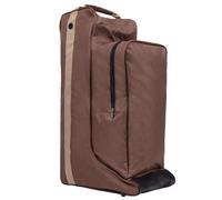 Bolsa para botas QHP Combi boots-helmet bag - Marrón