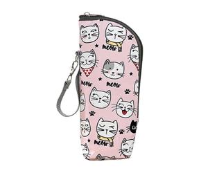 Bolsa para Botella de Agua, Bolsa aislada para Botellas de Viaje, protección de Aislamiento, Soporte para Tazas de Viaje para Verano, Camping, guardería, Picnic, enfermería, b, Refer to Description