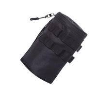 Bolsa para botellas de agua con agujero para colgar, aislamiento térmico, protege los artículos diversos, bolsa de almacenamiento ligera y duradera, Black, L