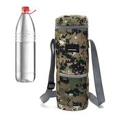 Bolsa para botellas, resistente a la rotura, bolsa de la compra reutilizable, cesta de picnic grande, resistente bolsa térmica para el almuerzo, bolsa térmica vertical para vino, portátil, camuflaje