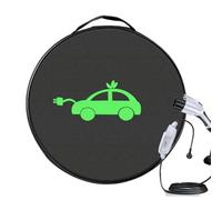 Bolsa para cable de carga EV, bolsa de almacenamiento de cable de carga EV, organizador y organizador | Cable de carga EV Cable T-Organizer vehículo eléctrico maletín de carga WASHE CAPACET salida