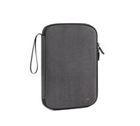 Bolsa para cables, organizador de viajes, organizador de cables para accesorios, cable de carga para teléfono móvil, cargador de auriculares, con bolsillos de malla y trabillas elásticas para una