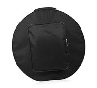 Bolsa para Caja Redonda de 13-14 Pulgadas, Negra, Nylon