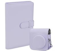 Bolsa para cámara compatible con Mini 12 11 compatible con estuche para cámara de película 108 bolsillos Álbum de fotos de 3 pulgadas Libro A