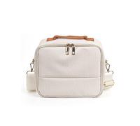 Bolsa para cámara digital compacta Leica Q3 con cremallera, color blanco crema, White, Talla única, Funda para cámara