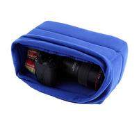 Bolsa para Cámara DSLR Funda Universal a Prueba de Golpes Partición Acolchada Ajustable para Mochila de Viaje Azul Oscuro Tamaño 10.2 "x4.7 X6.6 (Blue)