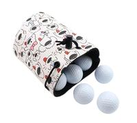 Bolsa para camiseta de golf, soporte para accesorios de golf, bolsa para pelotas de golf, almacena 12-18 pelotas, portátil, impermeable, ajustable, multifuncional, para práctica, marcadores, clips