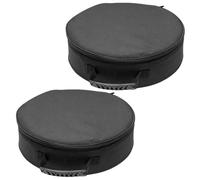 Bolsa para Cargador de Vehículos Eléctricos 35, 5x10cm de Oxford Negra | Organizador Ignífugo, para Cables de Arranque y Pistola de Carga, 2 Piezas con Asa