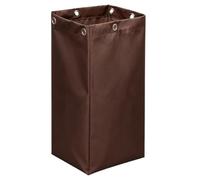 Bolsa para carro de limpieza, 87 litros, piezas de bolsas de basura | Con 6 ojales de latón para carritos de lavandería para uso doméstico, comercial, industrial, oficina, hotel, hogar, interior