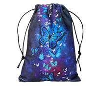 Bolsa para cartas de tarot, bolsa de tarot, bolsa de baratijas con cordones | Bolsa de terciopelo para tarot, elegante bolsa con cordón para barajas de tarot, cristales y accesorios espirituales para