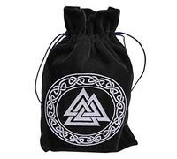 Bolsa para cartas de tarot, juego de mesa de franela, bolsa de terciopelo suave para tarjetas de oráculo con cordón, bolsa para tarjetas de tarot para entusiastas del tarot, bolsa de regalo de mano