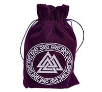 Bolsa para cartas de tarot, juego de mesa de franela, bolsa de terciopelo suave para tarjetas de oráculo con cordón, bolsa para tarjetas de tarot para entusiastas del tarot, bolsa de regalo de mano