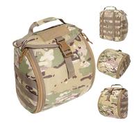 Bolsa para casco, bolsa de supervivencia de nailon 1000D, casco de motocicleta multifuncional con gran capacidad, capa interior pobre para bicicleta, protege el casco de arañazos, picar y caídas