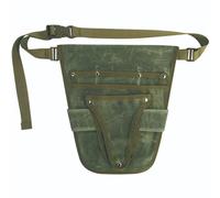 Bolsa para cinturón de herramientas de jardinería riñonera ajustable para herramientas con múltiples bolsillos riñonera portátil para herramientas para jardineros y constructores