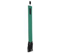 Bolsa para cola de caballo, envolturas de cola no tejidas más gruesas para caballos, protector de cola elástico con flecos que protege la cola de los caballos de la suciedad (Verde)