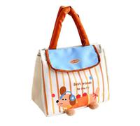 Bolsa para Comida Tema de Perro con Forro Aluminio y Contenedor Gran | Envase Porta Alimentos con Manija para Playa Pesca Escuela Deportes Gimnasio Viajes Hombres Mujeres Ninos