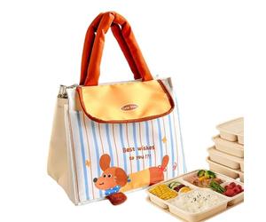 Bolsa para Comida Tema de Perro Forro de Papel Aluminio Gran Capacidad | Lonchera Térmica Aislada para Playa Pesca Escuela Deportes Gimnasio Viajes Hombres Mujeres Ninos