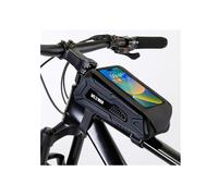 Bolsa para cuadro de bicicleta, impermeable, soporte para teléfono, bolsa para tubo superior delantero, bolsa para alforja