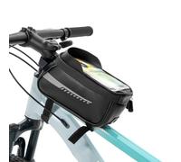 Bolsa para Cuadro de Bicicleta para Decathlon Btwin Fold, con Ventana Táctil para Teléfono, Resistente al Agua,C C