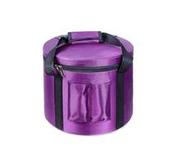 Bolsa para Cuenco Tibetano Bolsa de cuenco Canto cristal, bolsa cuencos Yoga for relajación, bolsas curativos sonido for meditación, piezas instrumentos musicales grandes(14 Inch Purple)