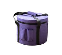 Bolsa para Cuenco Tibetano Bolsa de lona 14 pulgadas for cuencos tibetanos cristal cuarzo, bolsa viaje ligera morada for