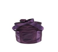 Bolsa para cuencos tibetanos Funda de transporte almacenamiento algodón portátil, bolsa cristal for cantar, for meditación, Yoga, piezas for cuencos(Purple A 14inch)