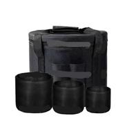 Bolsa para cuencos tibetanos Purple Color Bag and Protective Inserts Set for Crystal Singing Bowls Lightweight Travel for(12inch bag with 6 8 10layers)