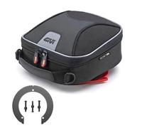 Bolsa Para Depósito XS319Y + Brida BF46 GIVI Moto Guzzi V85 TT Negro 3 LT